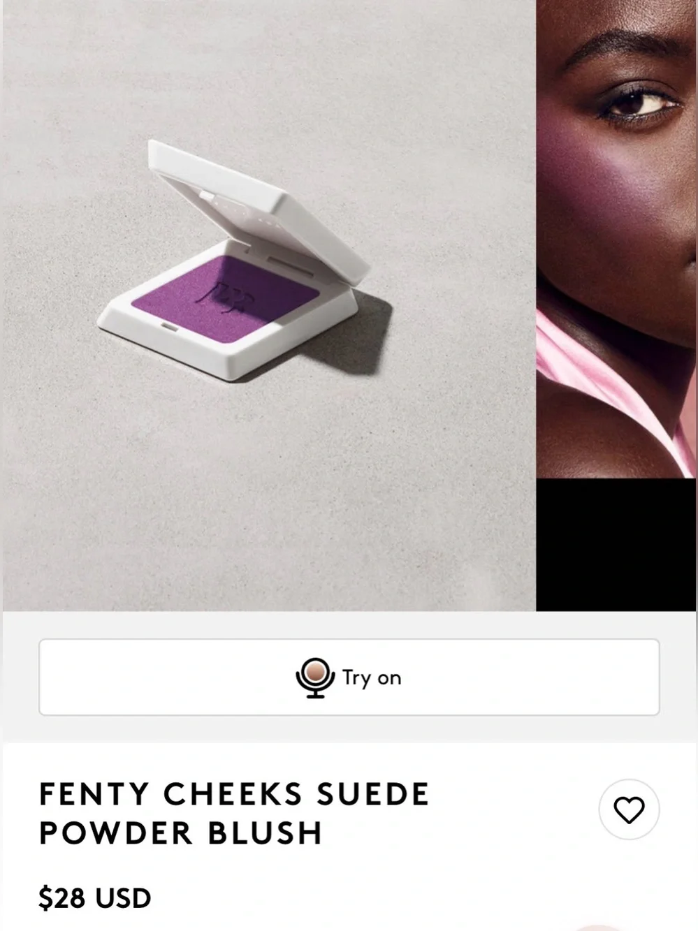 Bundle of 3 Purple/Lilac Blush (Milk Makeup, Fenty Beauty & About Face)